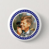 JFK RONDE BUTTON 5,7 CM (Voorkant)