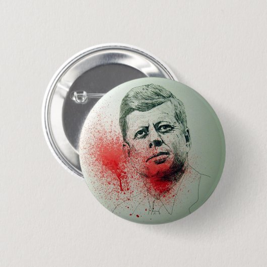 JFK RONDE BUTTON 5,7 CM (Voorkant /achterkant)
