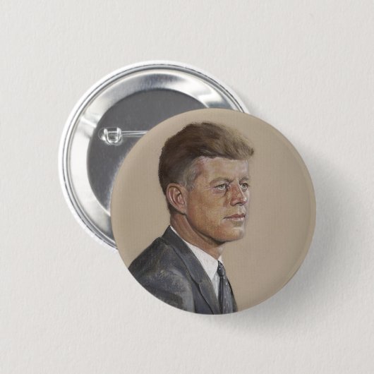 JFK RONDE BUTTON 5,7 CM (Voorkant /achterkant)