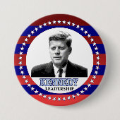 JFK RONDE BUTTON 7,6 CM (Voorkant)