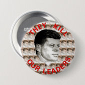 JFK RONDE BUTTON 7,6 CM (Voorkant /achterkant)