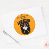 JFK SPECIAL WARFARE CENTRUM RONDE STICKER (Envelop)