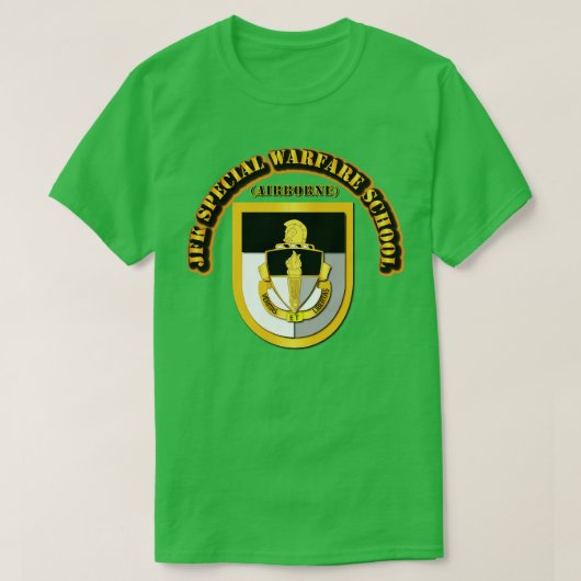 JFK Special Warfare School Flash T-shirt (Design voorkant)