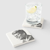 JFK - Steen Onderzetter (Zijkant)