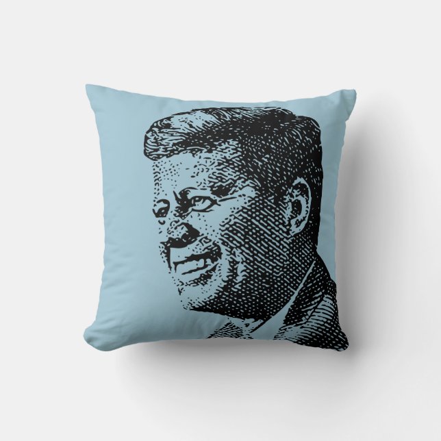 JFK - Throw kussen (Voorkant)