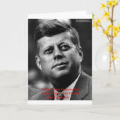 JFK "Vergeef niet vergeet" Gifts & Kaart van het c (Gele Bloem)