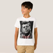 JFK "Vergeef niet vergeet" Gifts & Kaart van het c T-shirt (Voorkant volledig)
