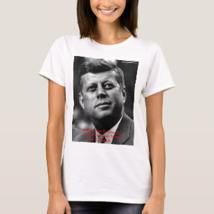 JFK "Vergeef niet, vergeet niet" Wijsheid Quote Ca T-shirt