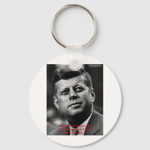 JFK "Vergeef Niet Vergeet" Wijsheid Quote Cadeaus  Sleutelhanger