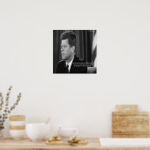 JFK Verschillen/Diversiteit Quote Poster (Keuken)