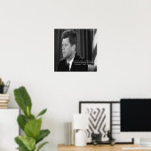 JFK Verschillen/Diversiteit Quote Poster (Thuiskantoor)