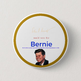 JFK voor Bernie Sanders Ronde Button 5,7 Cm