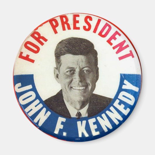 JFK voor President - Magneet (Voorkant)