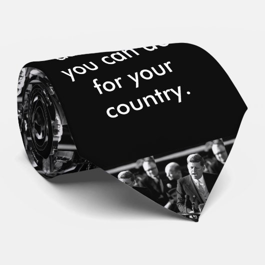 JFK "Vraag het niet" Stropdas (Opgerold)