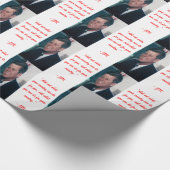 JFK & Vraag niet Citaat Cadeaupapier (Hoek)