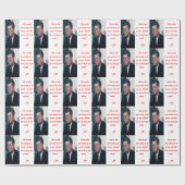 JFK & Vraag Niet Quote Cadeaupapier (Vlak)