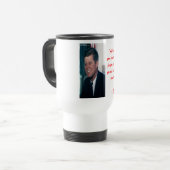 JFK & Vraag Niet Quote Reisbeker (Voorkant links)