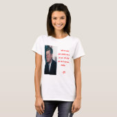JFK & Vraag Niet Quote T-shirt (Voorkant volledig)