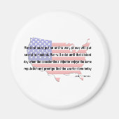 JFK Vredescitaat Magneet (Voorkant)