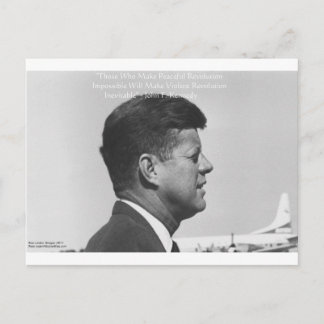 JFK "Vreedzame Revolutie" Citaat Cadeaus Kaarten &