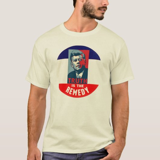 JFK: Waarheid is de Oplossing T-shirt (Voorkant)