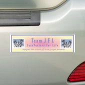 jfl. bumpersticker (Op auto)
