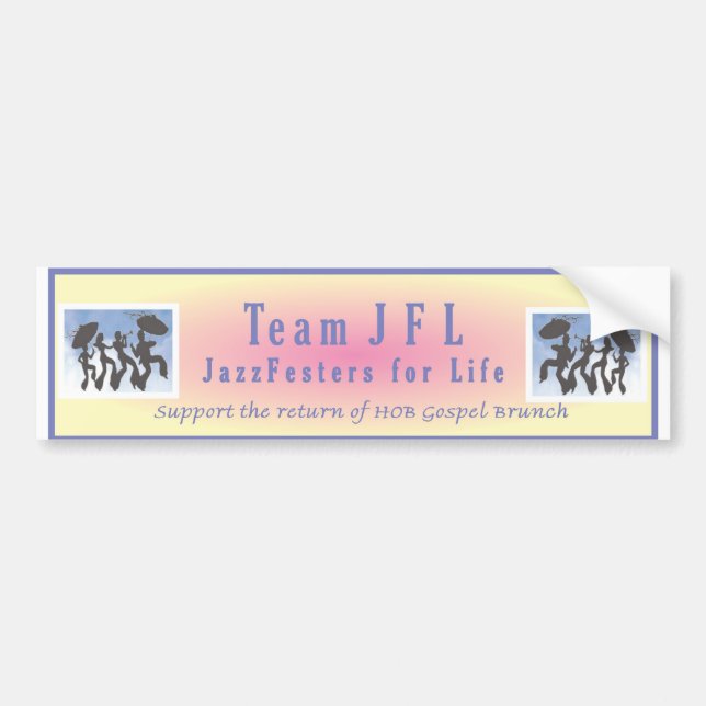 jfl. bumpersticker (Voorkant)