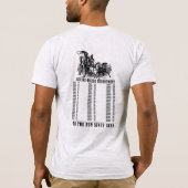 JFRD "Op de vlucht sinds 1886" T-shirt met station (Achterkant)