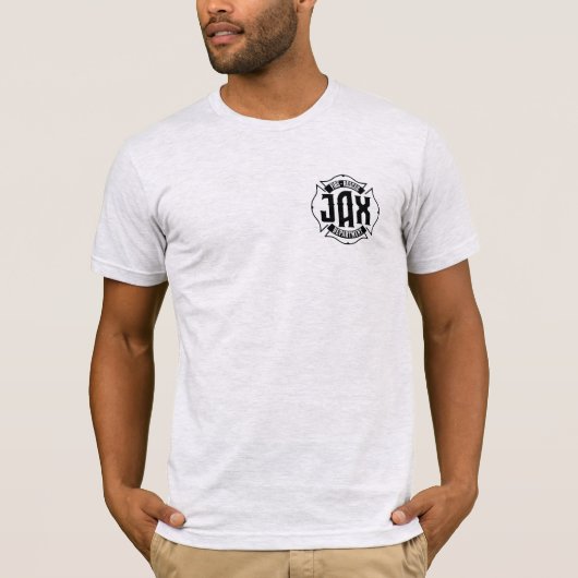 JFRD "Op de vlucht sinds 1886" T-shirt met station (Voorkant)