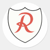 JG2 Richthofen Ronde Sticker (Voorkant)