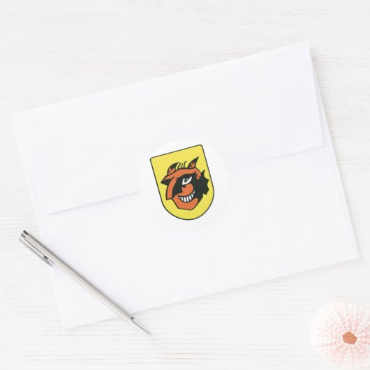 JG54 Embleem Ronde Sticker (Envelop)