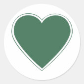 JG54 Grünherz Patch Ronde Sticker (Voorkant)