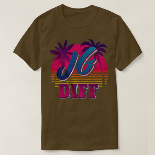 JG DIFF RETRO OERWOUD VERSCHIL BETER JUNGLER WIN T-SHIRT (Design voorkant)