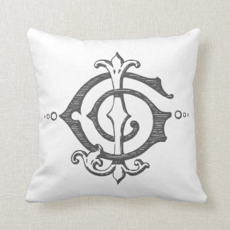JG-GJ Monogram Pillow Kussen