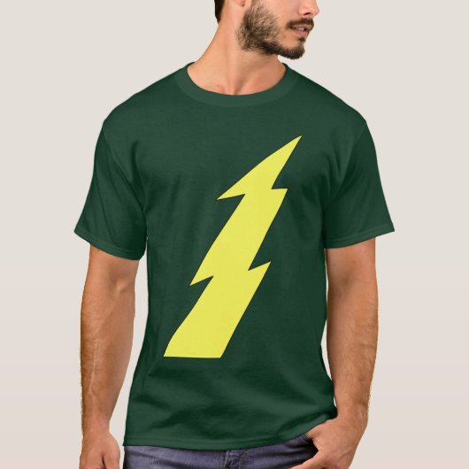 JG Lightning Bolt retro jongen T-shirt (Voorkant)