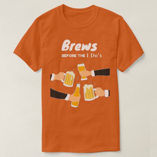 JGA Bachelor Feest Jonggezellenafscheid T-shirt (Design voorkant)