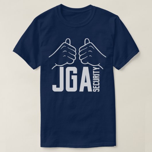 JGA Bachelor Party Security Management Cadeau 1 T-shirt (Design voorkant)
