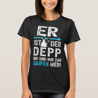 JGA Hij is het Depp Outfit Mannen Hen Party T-shirt