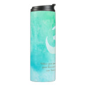 JGA Instructor Meditation Tree Pose Om Sign Quote Thermosbeker (Gedraaid links)