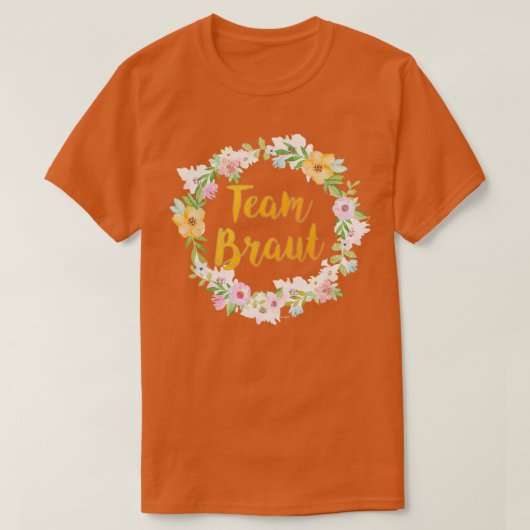 JGA team bruid kip feestje 2 T-shirt (Design voorkant)