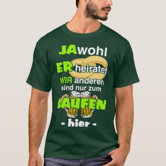 JGA vrijgezellenfeest HIJ gaat trouwen T-shirt