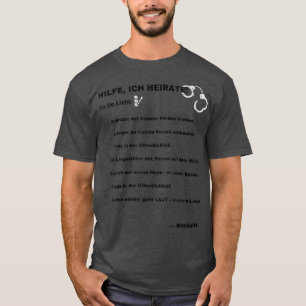 JGA vrijgezellenfeest taken grappig leuk bruidegom T-shirt