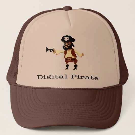 JGD — Digital Pirate Trucker Pet (Voorkant)