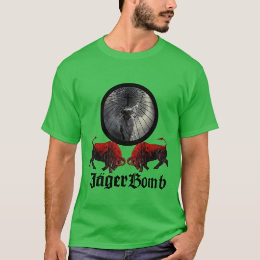 Jgerbomb vriend vriend t-shirt (Voorkant)