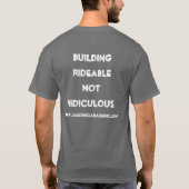 JGI T met Shop Mantra op de rug T-shirt (Achterkant)