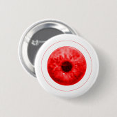 jGibney van de Oogappel van Red Eye de Kunstenaar Ronde Button 5,7 Cm (Voorkant /achterkant)