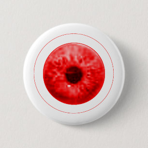jGibney van de Oogappel van Red Eye de Kunstenaar Ronde Button 5,7 Cm