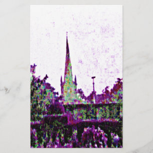 jGibney van de Tuin van stratford-op-Avon Engeland Briefpapier
