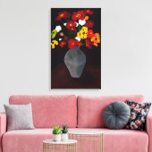 JGM - flowers of memory  Canvas Afdruk (Insitu (Woonkamer))