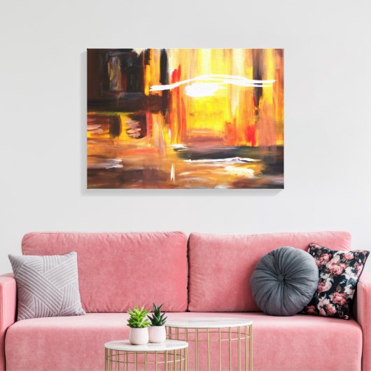 JGM - Mid- Summer Canvas Afdruk (Insitu (Woonkamer))